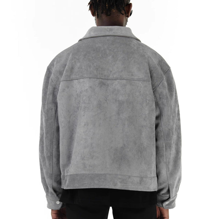 Men's Suede Jacket with Modern Pockets Lune London