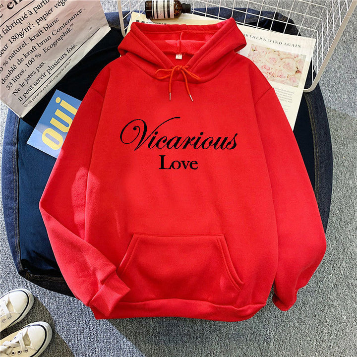 Women's hoodie with artistic lettering Chic & Stil