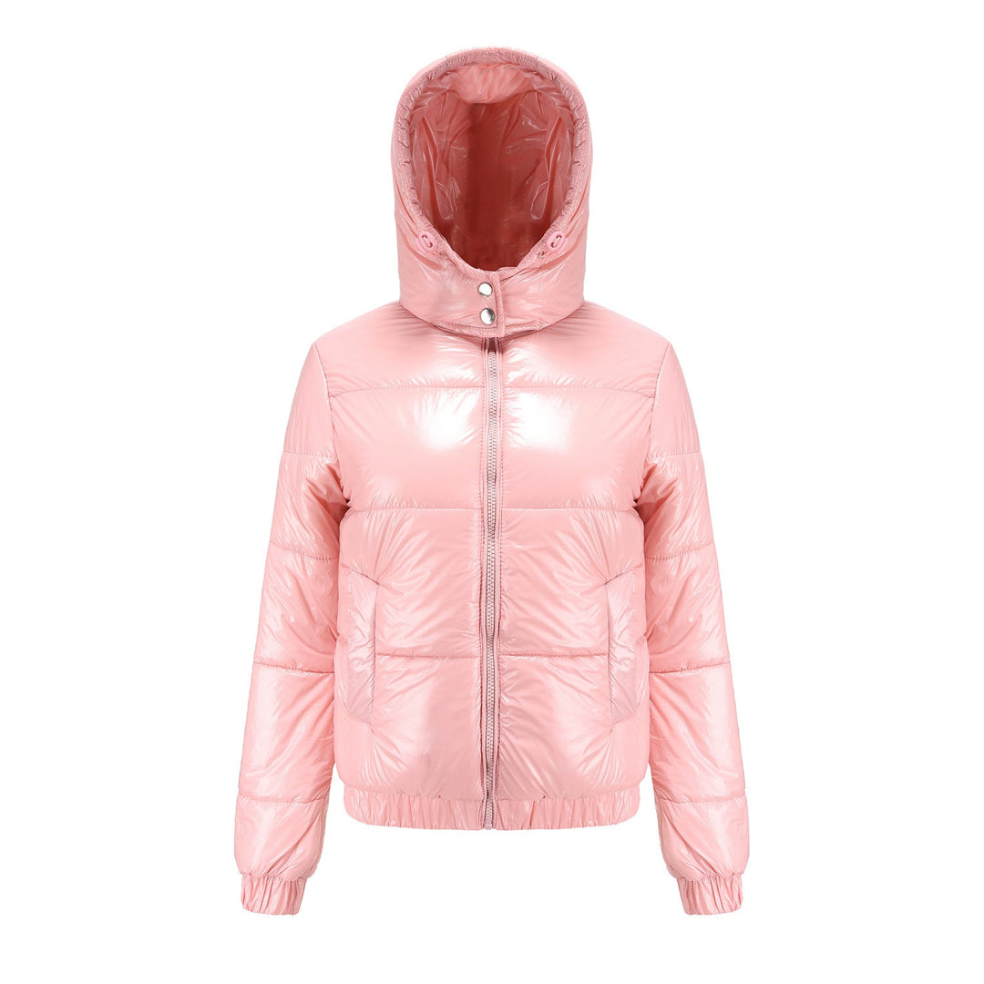 Lune London | Women's Winter Jacket Shiny Water Repellent Breathable Hood