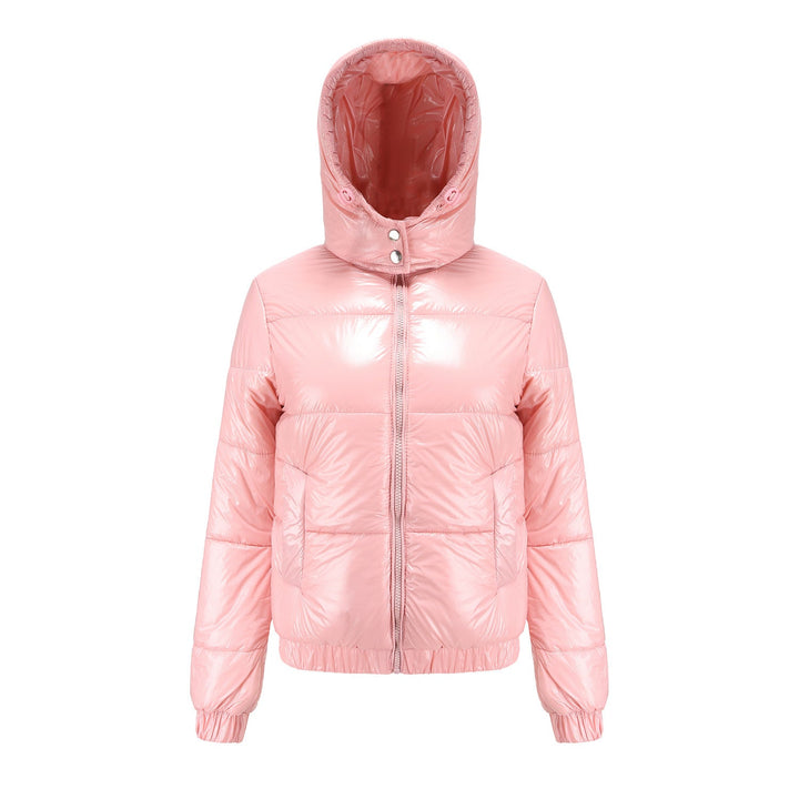Ladies Shiny Winter Jacket Chic Und Stil