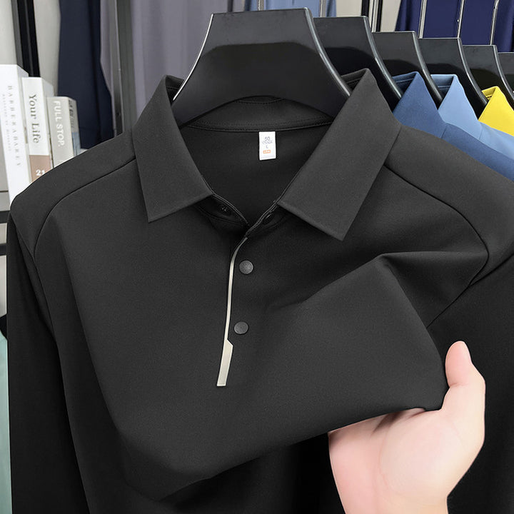 Sporty polo shirt for men with innovative moisture regulation Lune London