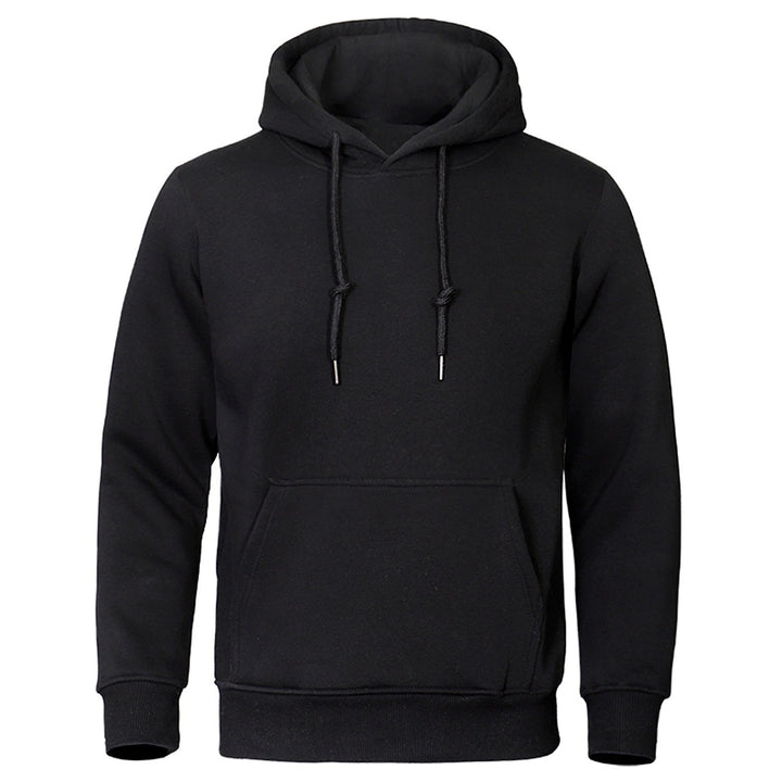 Men's hooded sweatshirt with soft inner lining and stylish details Amarae