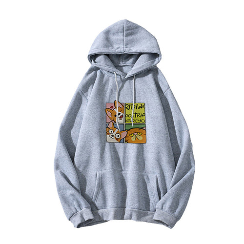 Women's Hoodie with Cute Dog Design Chic & Stil