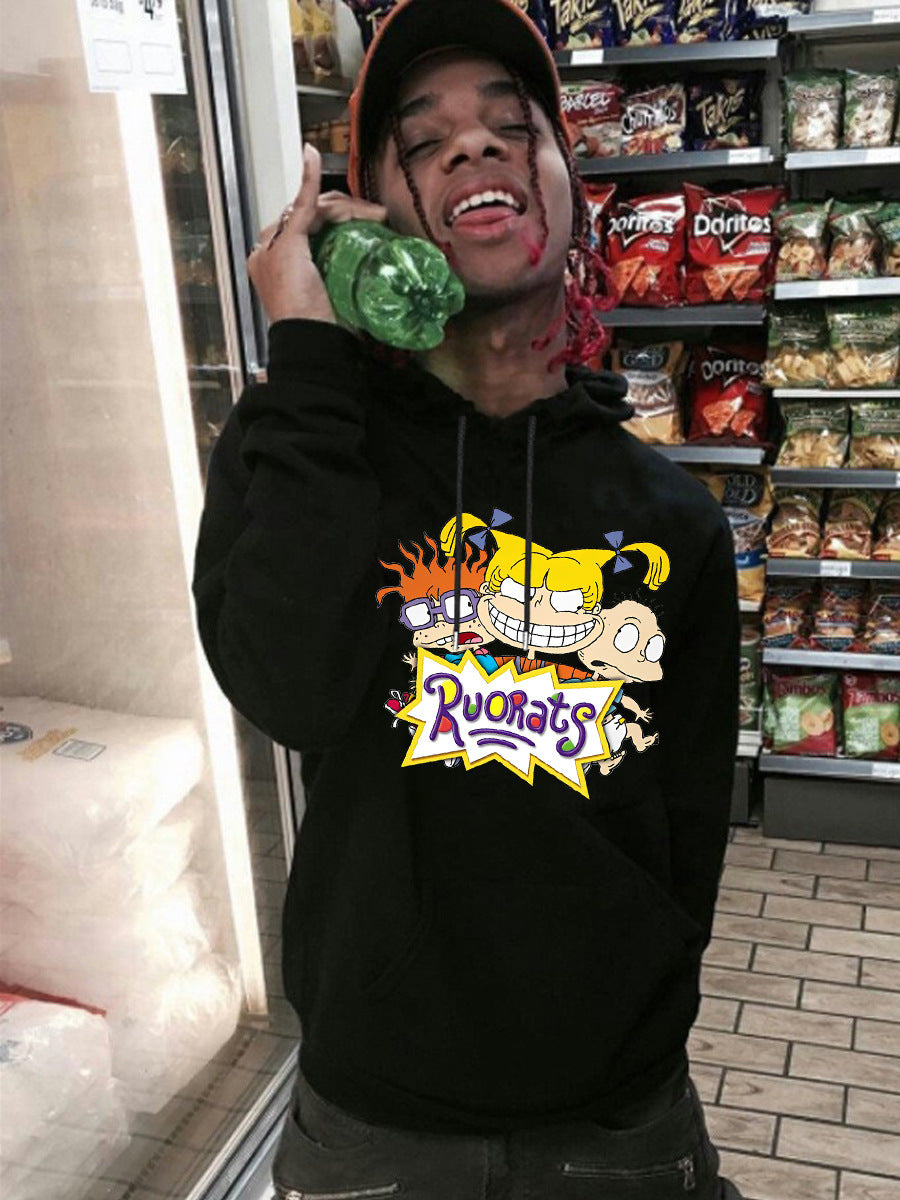 Women's hoodie with unique cartoon pattern Amarae