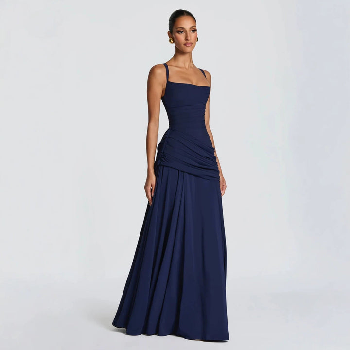 Women's Sheath Dress with Sophisticated Draping Amarae