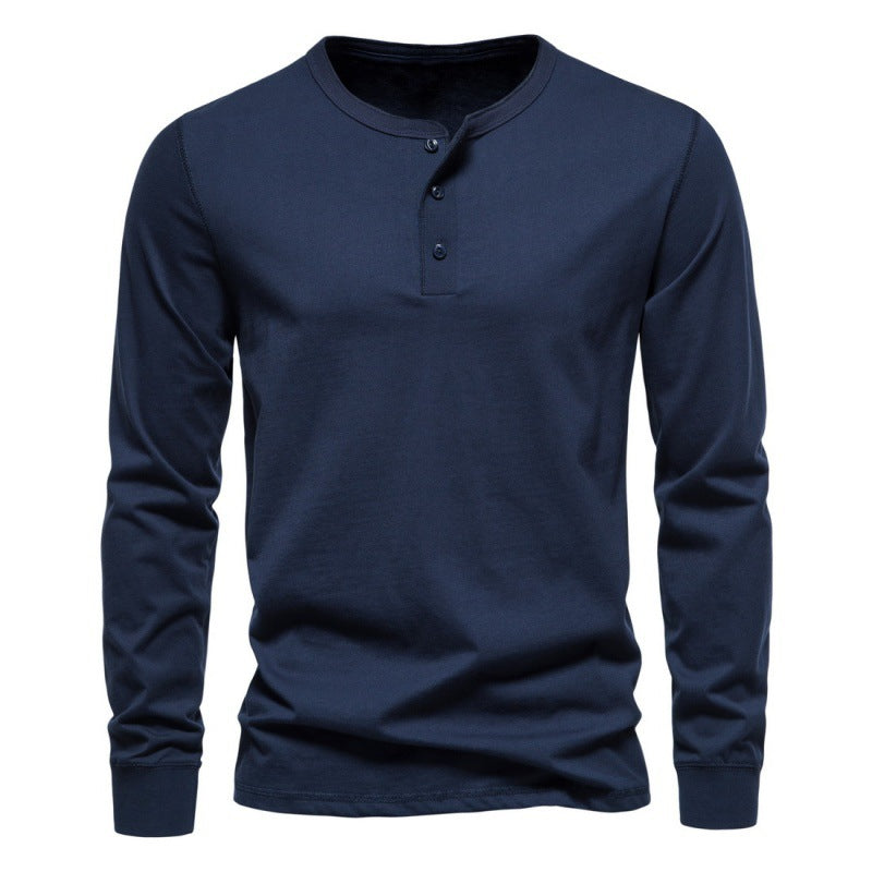 Men's long sleeve shirt with button closure and modern design Amarae