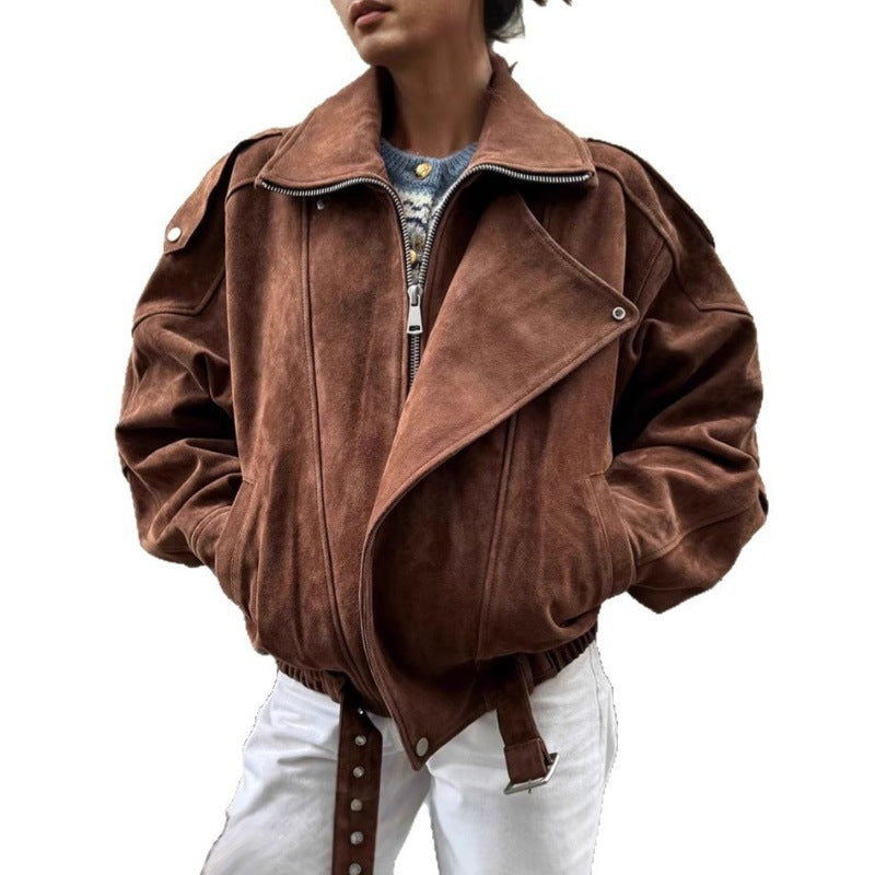 Ladies fashion and comfortable suede jacket Lune London