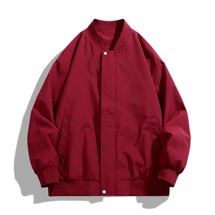 Men's sporty transition jacket with high collar and practical side pockets Lune London