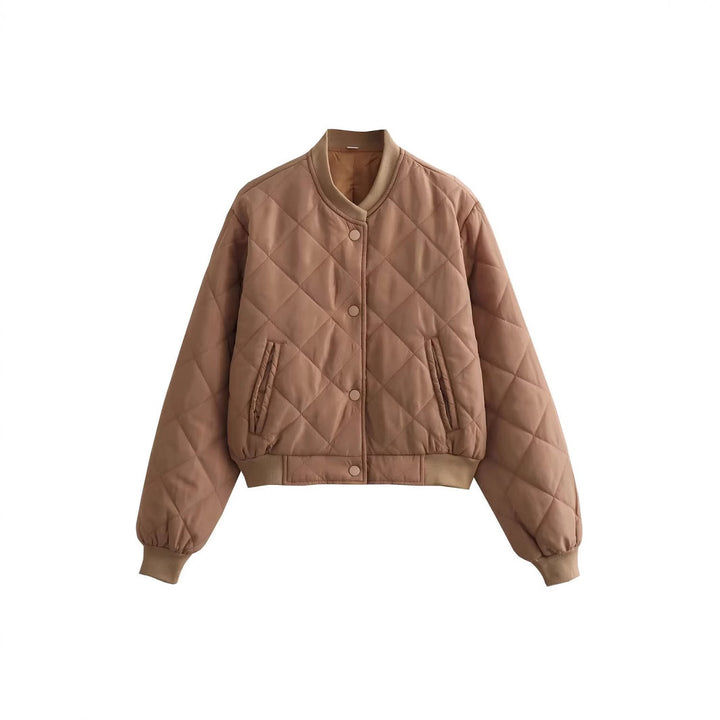 Quilted leisure jacket for women with practical button closure Lune London
