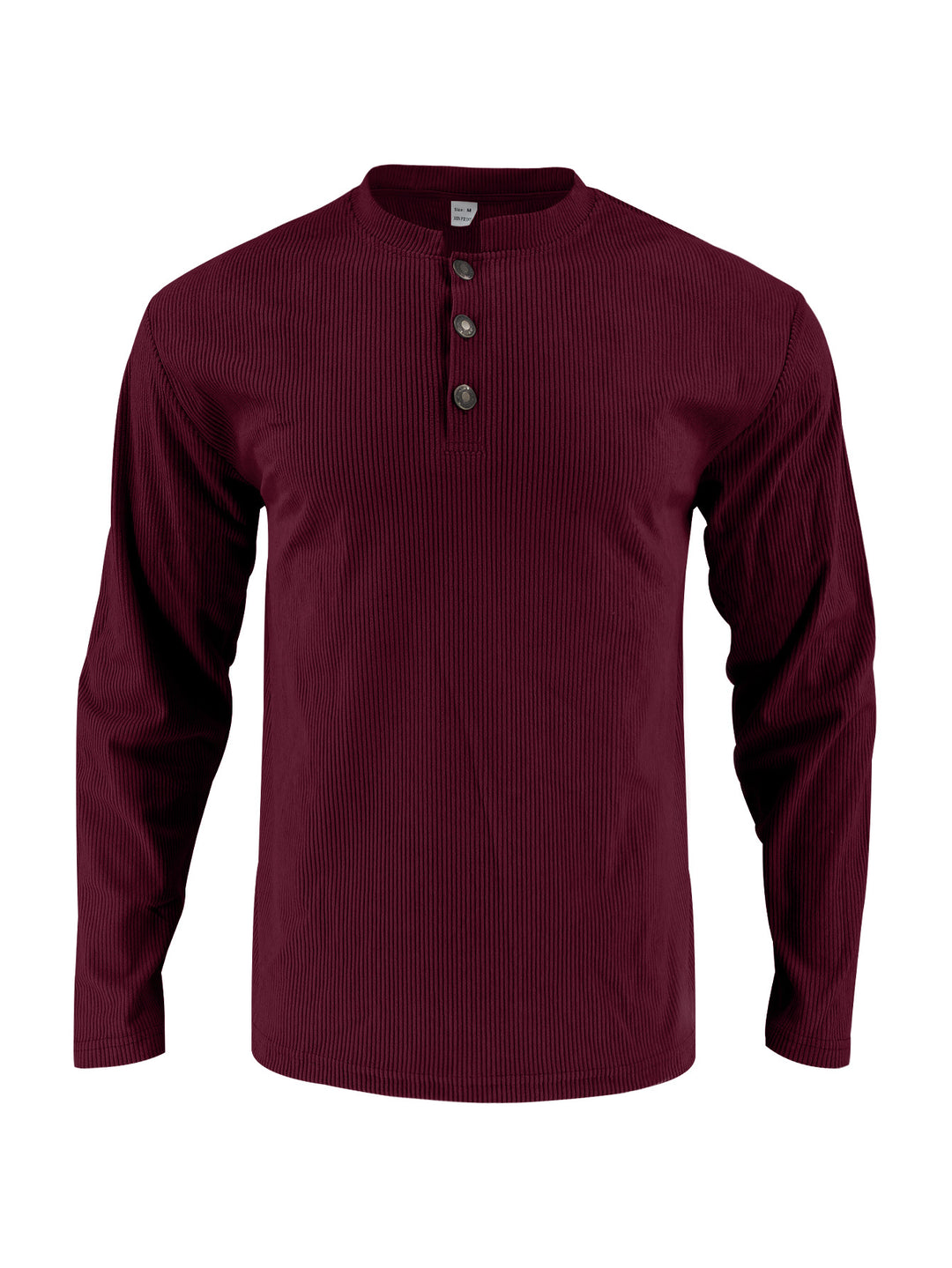 Long sleeve shirt for men with comfortable button placket and textured design Lune London