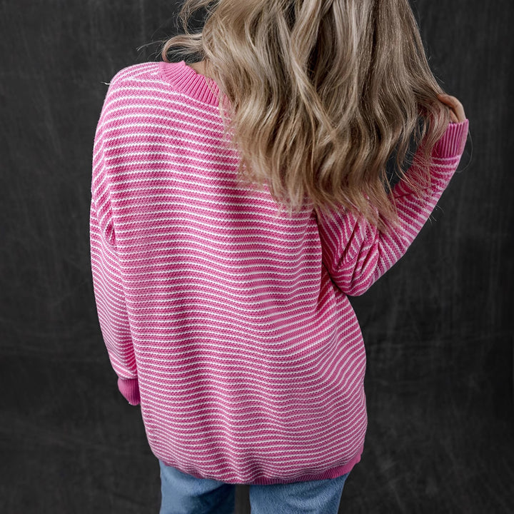 Ladies V neck sweater Lune London