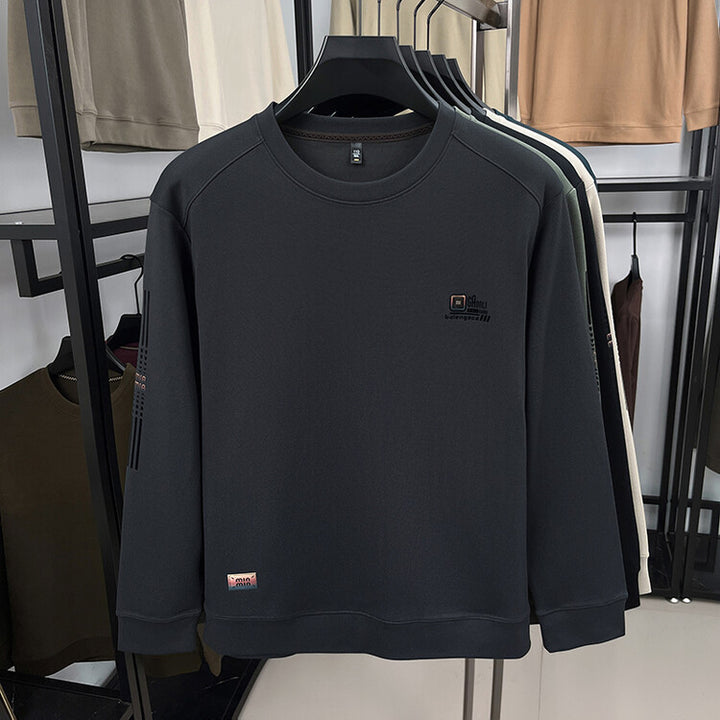 Men's long-sleeve sweatshirt in structured fabric with the stylish logo Lune London