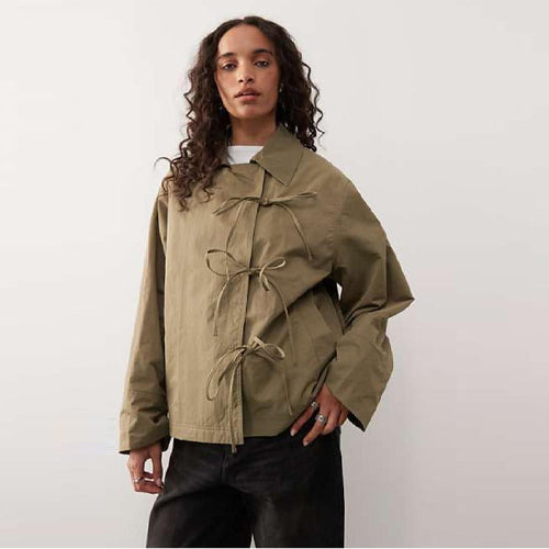 Leisure jacket for women with modern belts and a casual fit Amarae