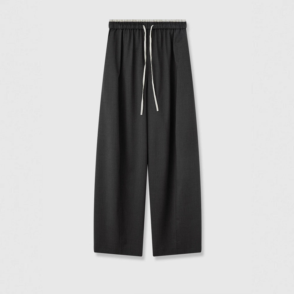 Casual Palazzo pants for women with elastic waistband and side pockets