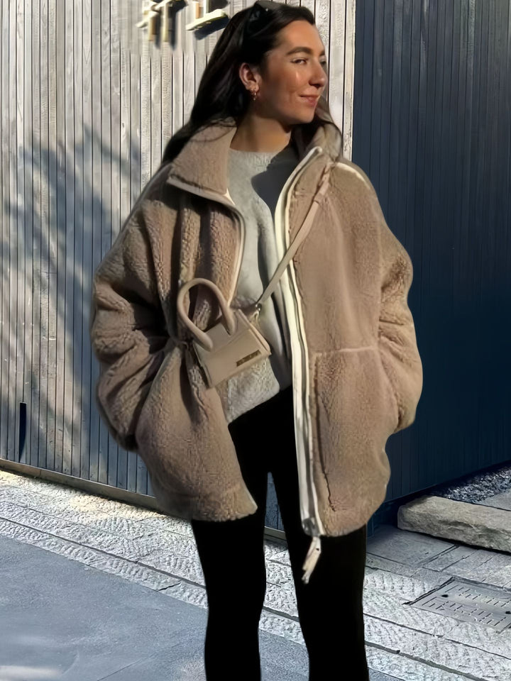 Ladies comfortable fleece jacket Amarae