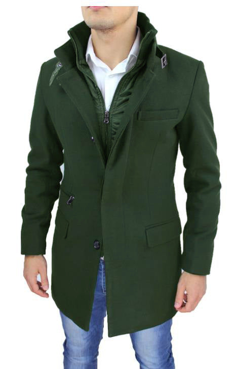 Fashionable warm jacket for men with innovative inner lining Lune London