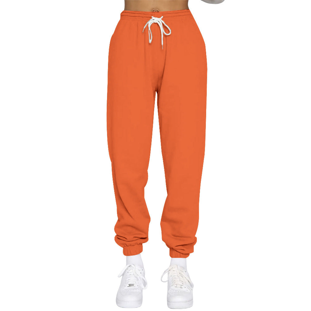 Comfortable women's joggers with adjustable waistband and elastic cuffs Lune London