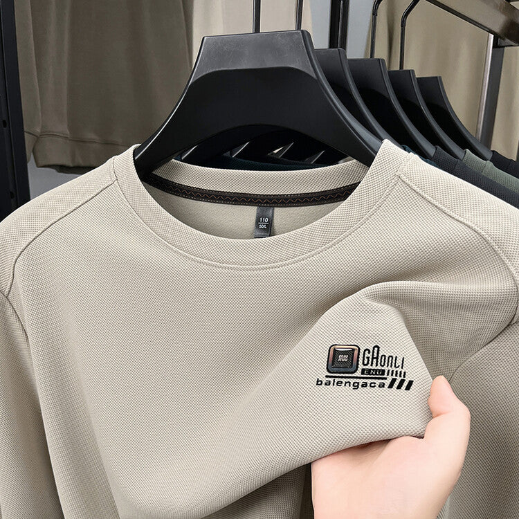 Men's long-sleeve sweatshirt in structured fabric with the stylish logo Lune London