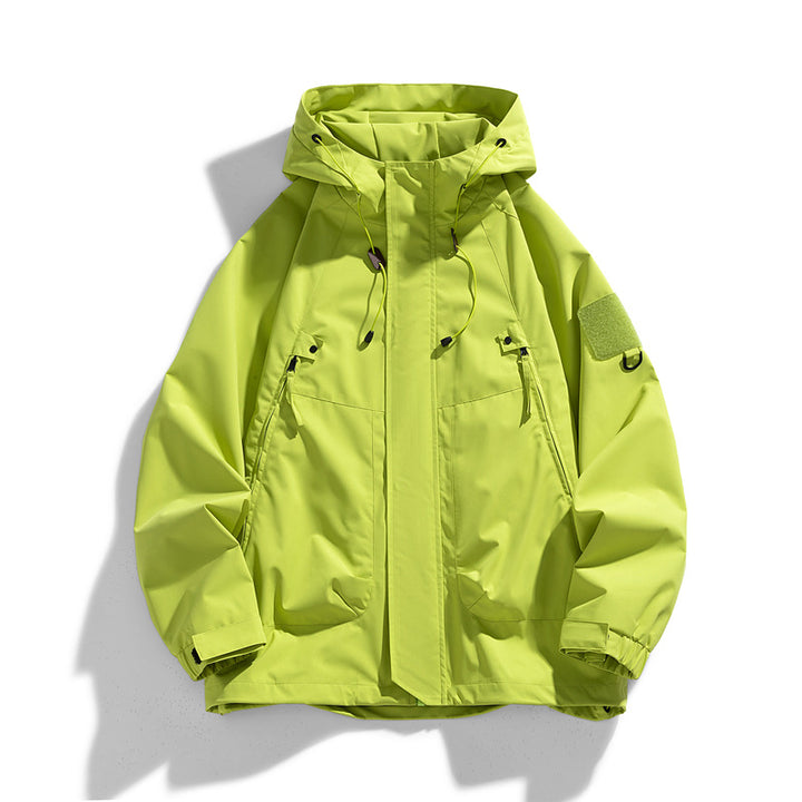 Casual outdoor jacket for men with adjustable hood and practical pockets Lune London