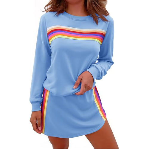 Amarae Women's Sport Sweatshirt and Skirt Set