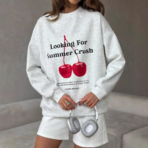 Casual sweatshirt for women with raglan sleeves and soft interior Amarae