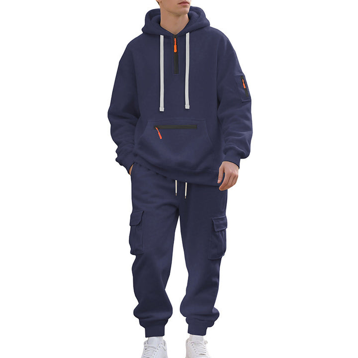Men's sporty hoodie and cargo pants set Lune London