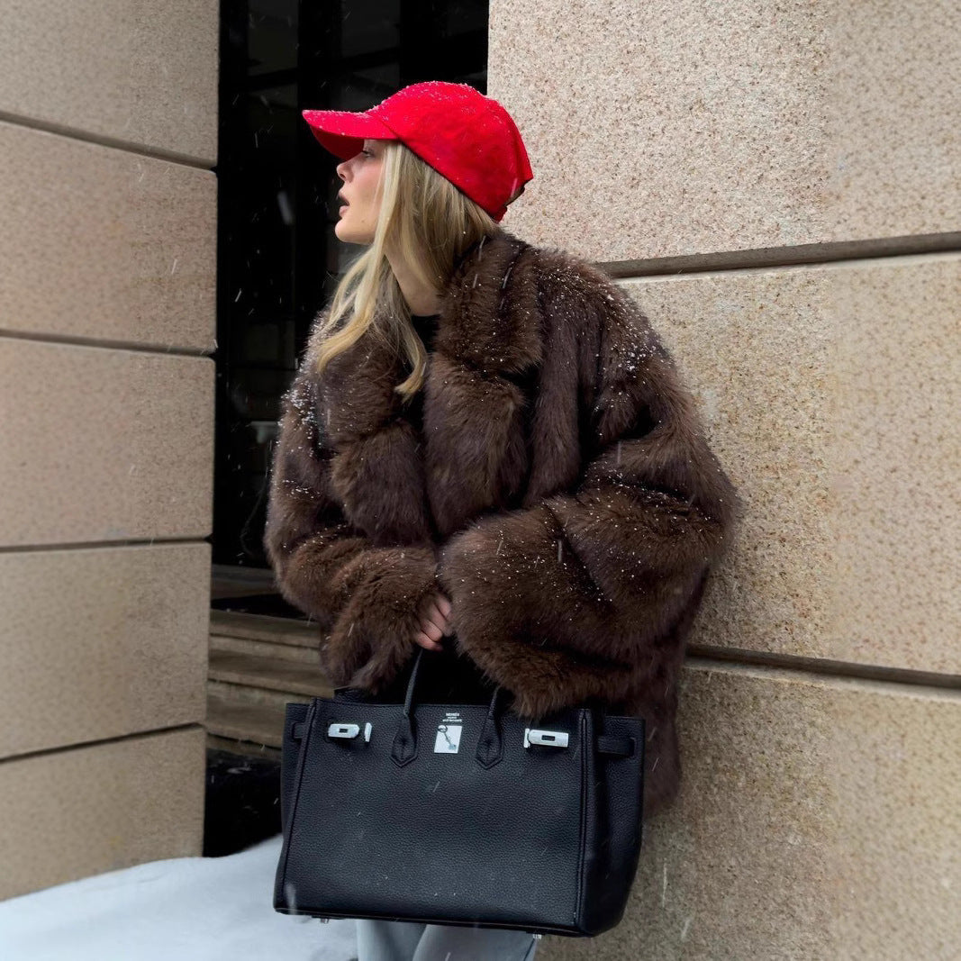 Ladies plush jacket Amarae