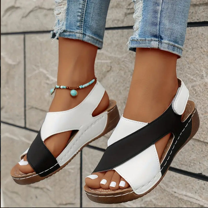 Lune London stylish vacation sandals for women with comfortable sole and trendy closure system