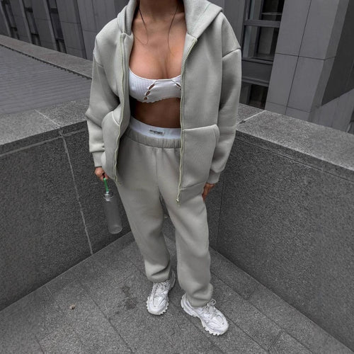 Women's sports set consisting of a hoodie and jogger pants Amarae