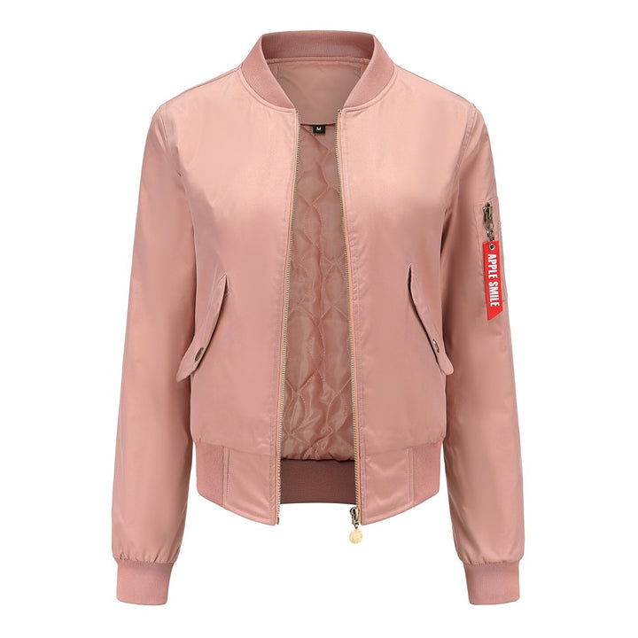 Sporty bomber jacket for women with practical pockets Lune London