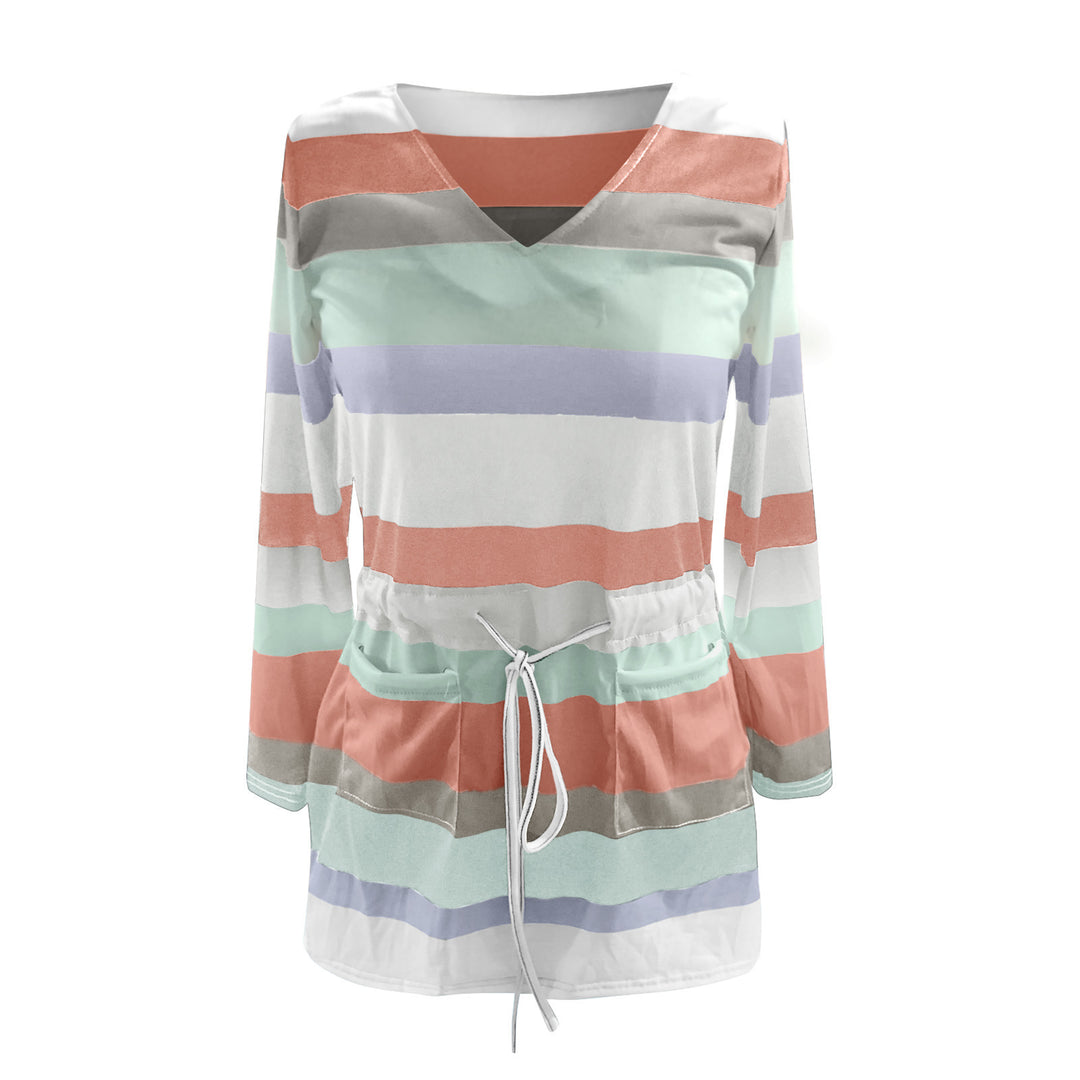 Color block shift dress for women with adjustable waist Lune London