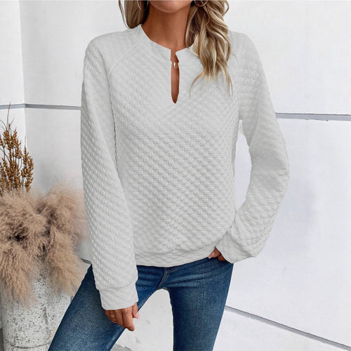 Women's sweatshirt with textured design Amarae