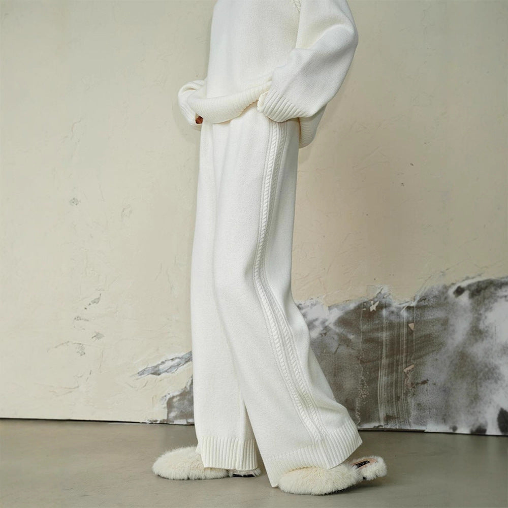 Pantalons en tricot confortables et doux pour femmes Chic & Stil