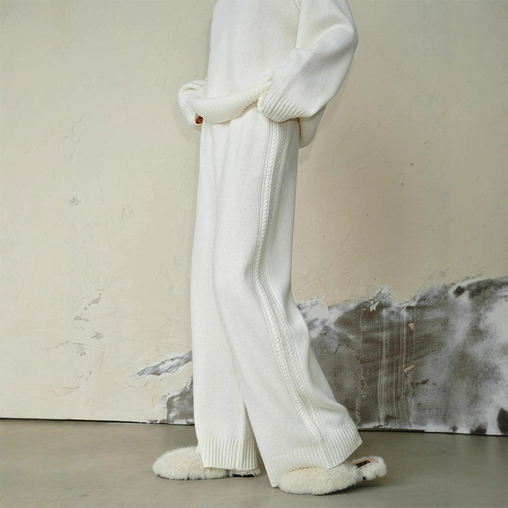 Pantalons en tricot confortables et doux pour femmes Chic & Stil