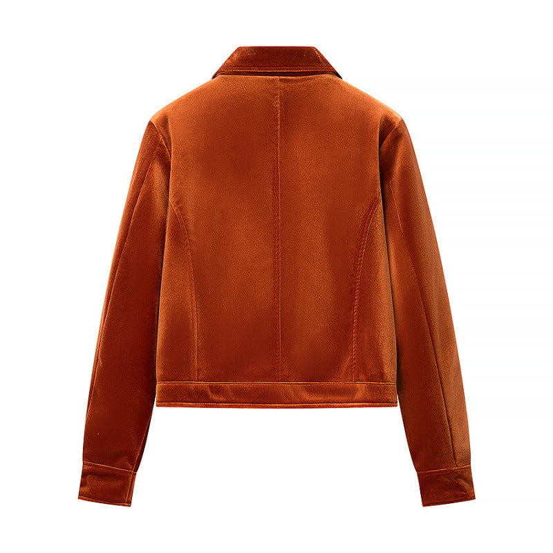 Veste en velours pour femmes au style urbain Chic & Stil