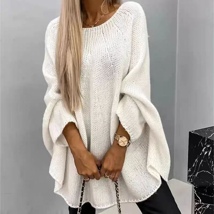 Ladies comfortable knit sweater in a loose fit Lune London