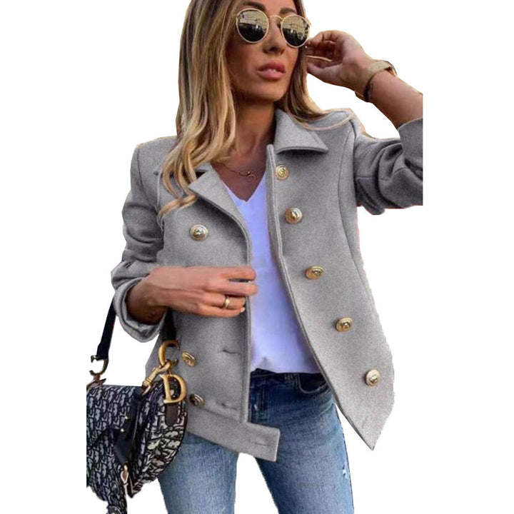 Women's clothing JACKKE with gold buttons and a casual chic cut