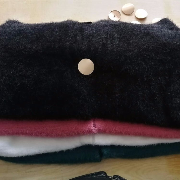 Cardigan confortable pour femmes avec grands boutons Chic & Stil