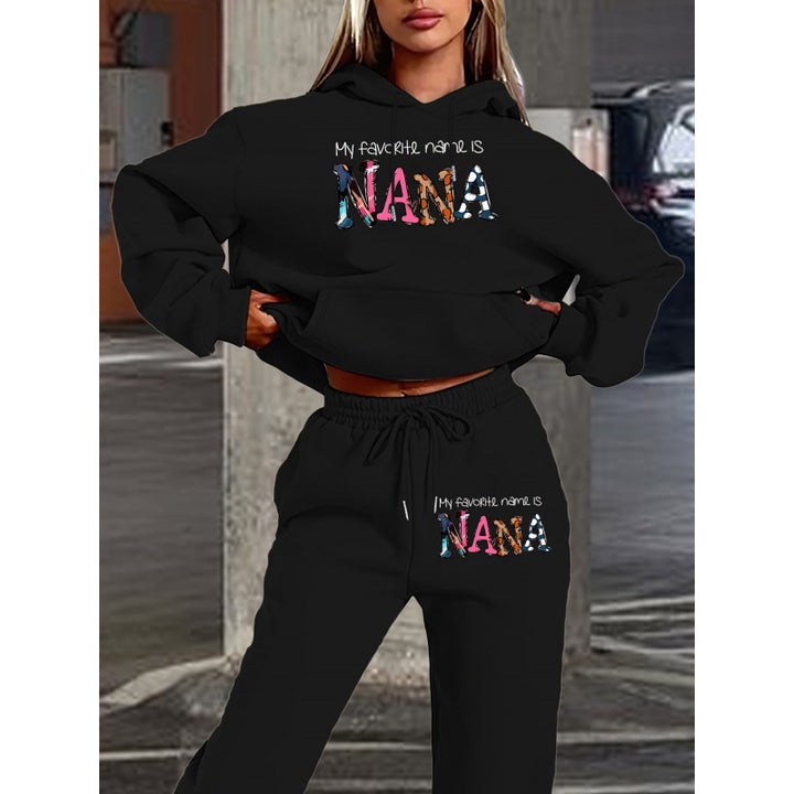 Women's tracksuit with creative lettering and comfortable fit Lune London