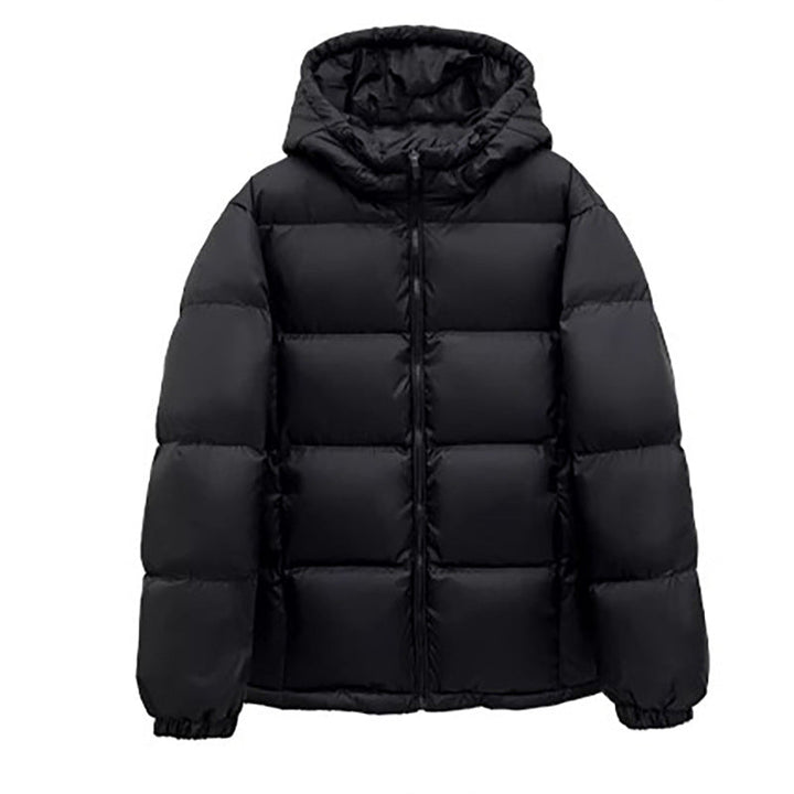 Women's Quilted Puffer Jacket with Hood and Insulating Filling Lune London