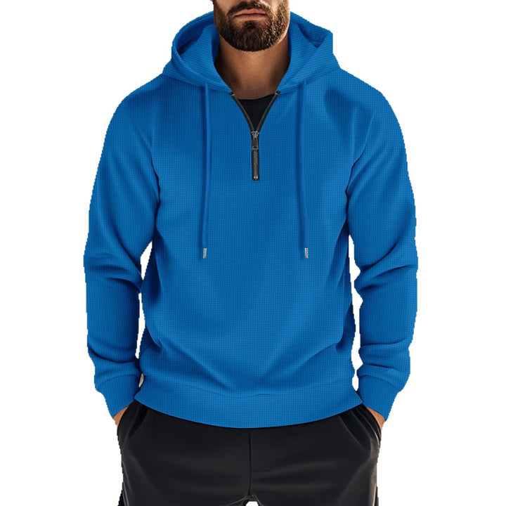 Men's hoodie with innovative zipper and breathable material Lune London