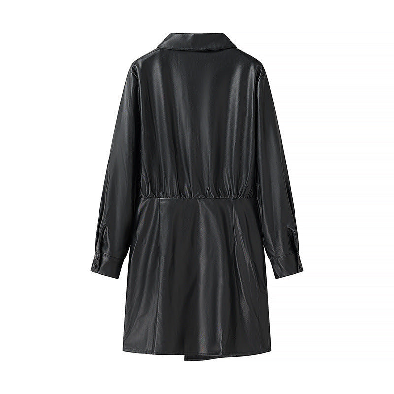 Ladies faux leather coat Lune London