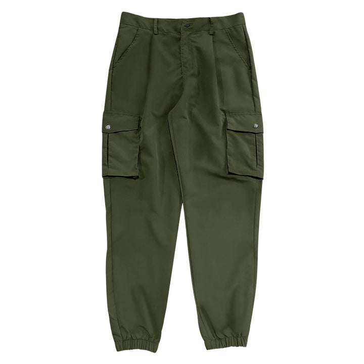 Casual cargo pants for men with elastic waistband and practical pockets Lune London