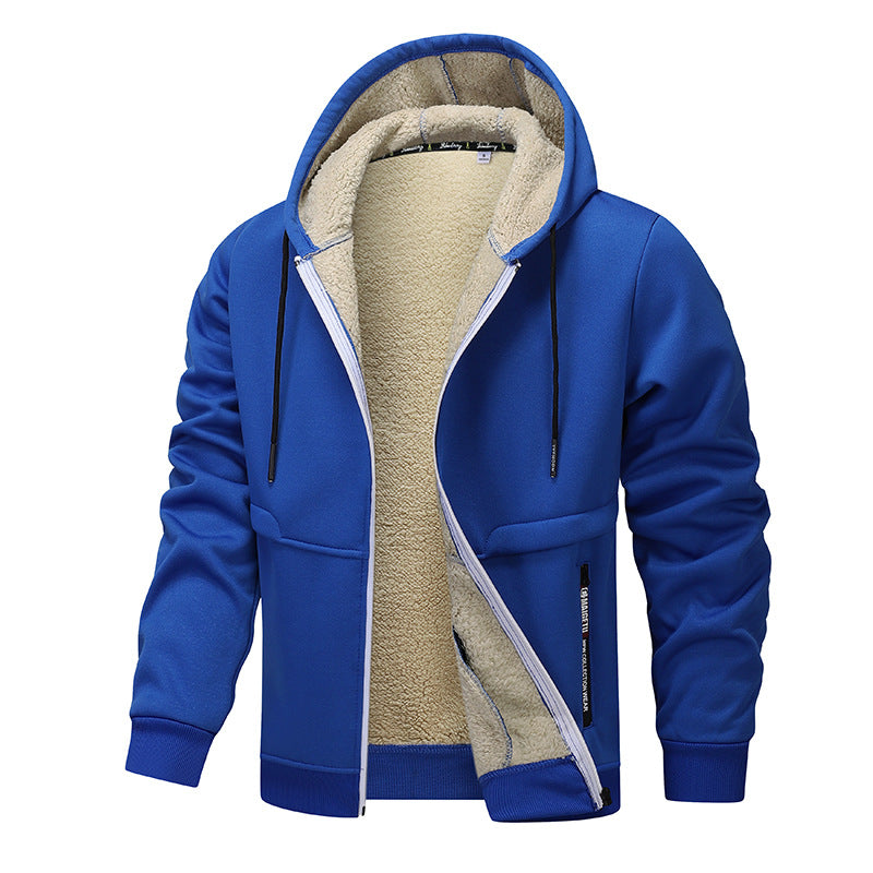 Warm fleece jacket for men with functional cut Lune London