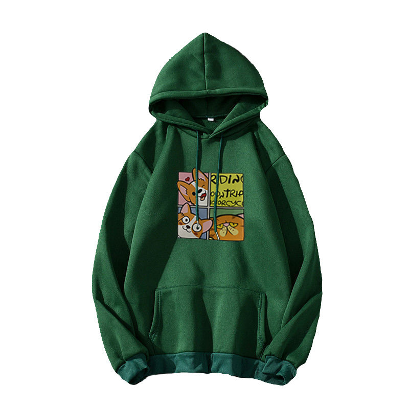 Women's Hoodie with Cute Dog Design Chic & Stil
