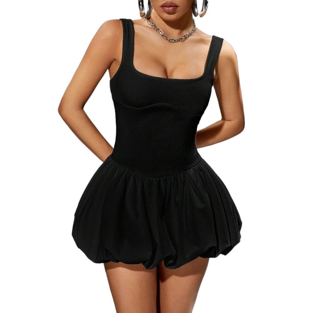 Robe Mini Sportive Femme avec Poches et Jupe Élastique Chic & Stil