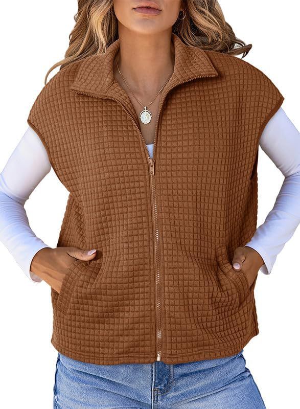 Quilted vest for women with a comfortable cut Lune London