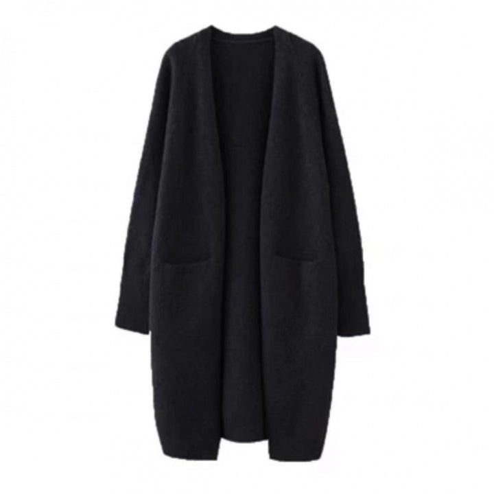 Manteau en tricot oversize pour femmes avec poches et coupe décontractée Chic & Stil