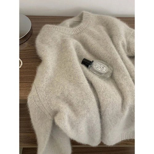Pull confortable pour femmes en mélange de tricot fin Chic & Stil