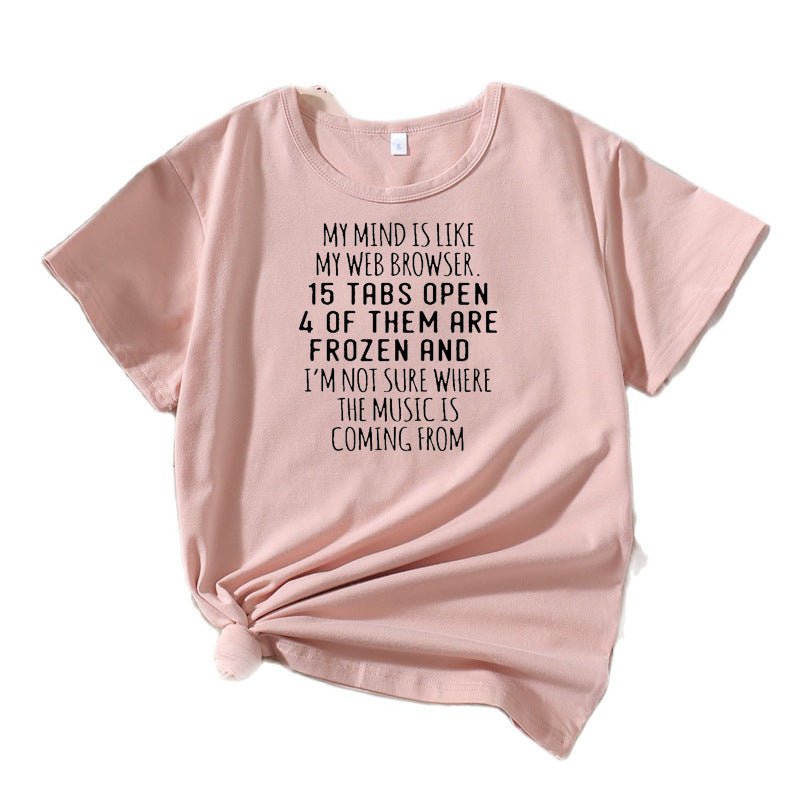 Casual graphic t-shirt for women Lune London